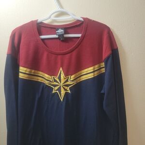 Marvel Captain Marvel Long Sleeve Shirt